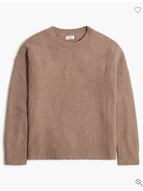J. Crew Ribbed Boyfriend Crewneck Sweater